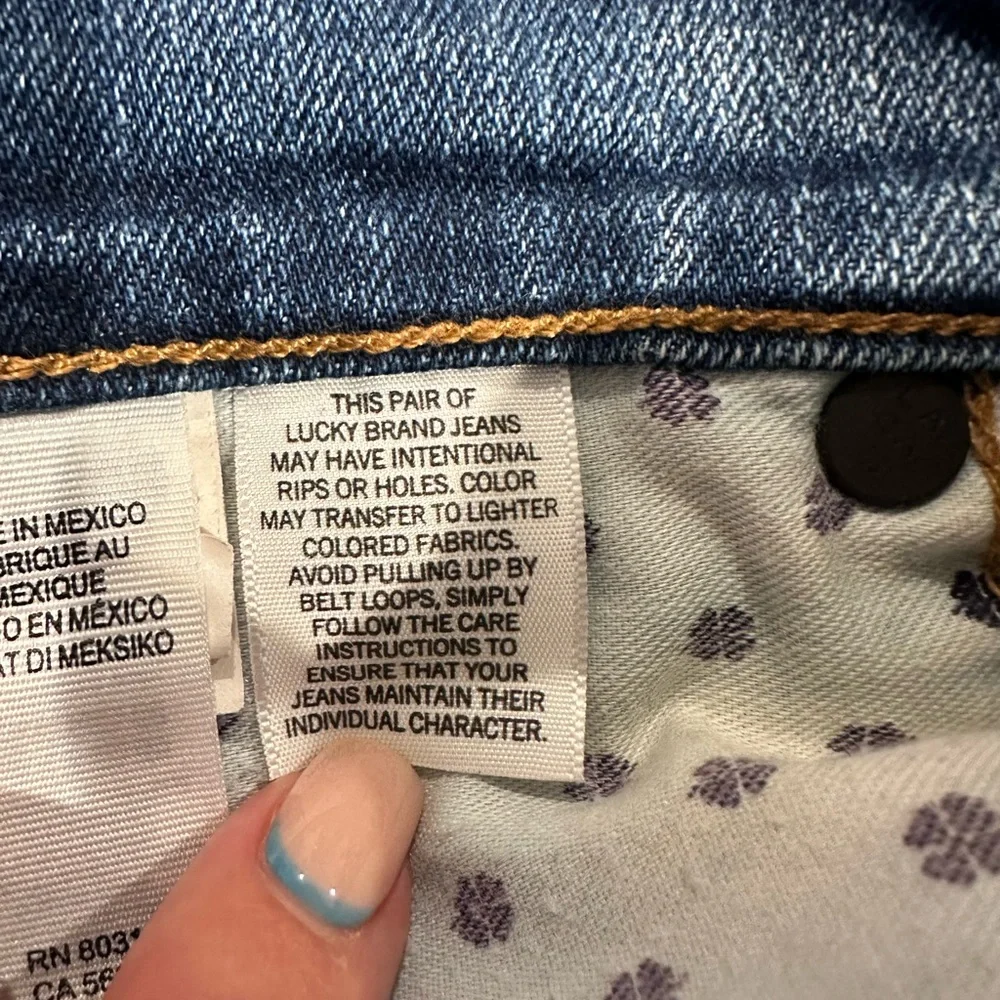 Lucky Brand Sienna Cigarette Jeans size 2/26 EUC - Picture 10 of 14